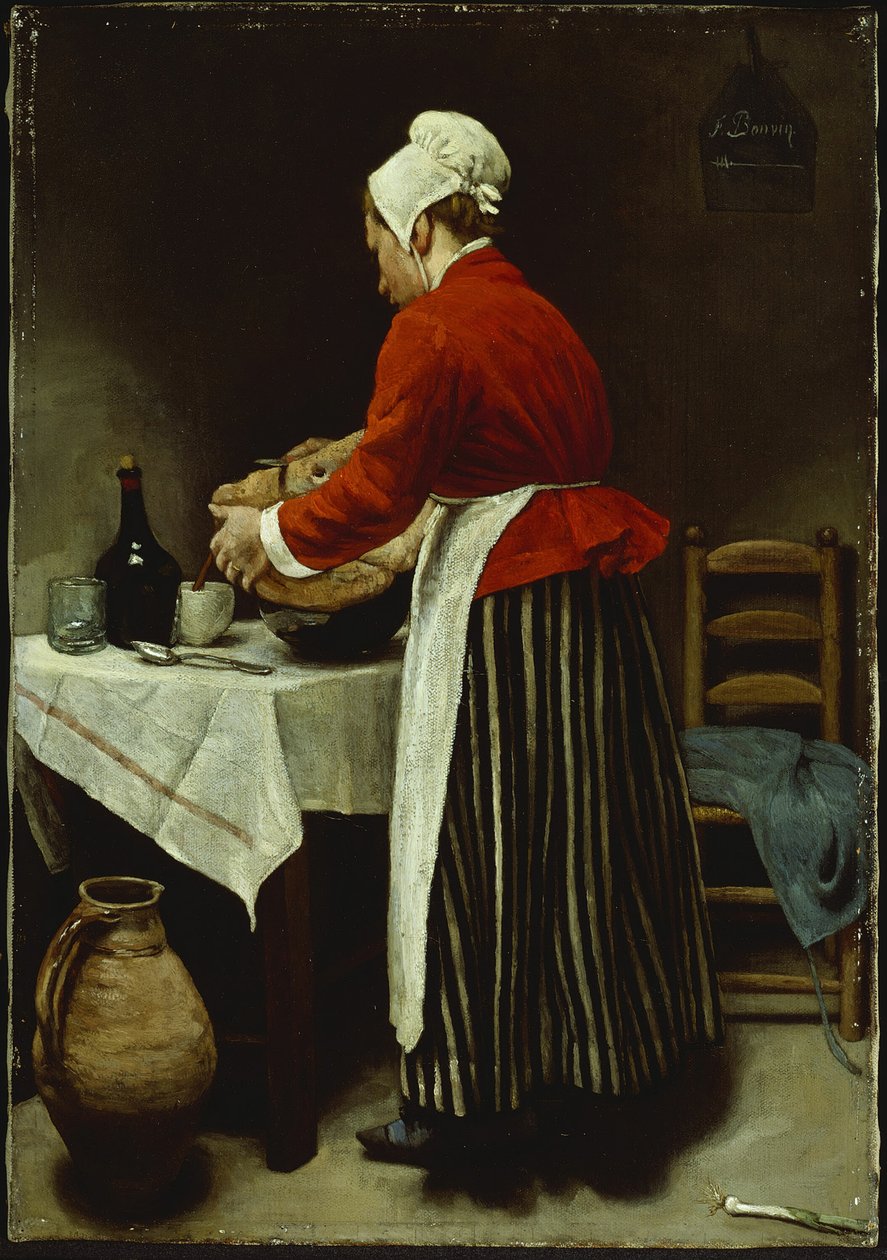 Maid, c. 1875. tekijältä François Bonvin