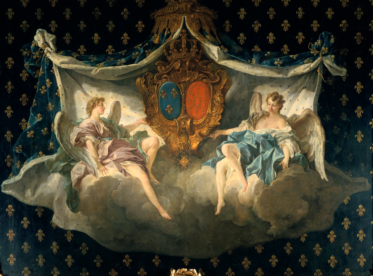 Allegoria Ranskasta ja Navarrasta, 1740 tekijältä François Boucher