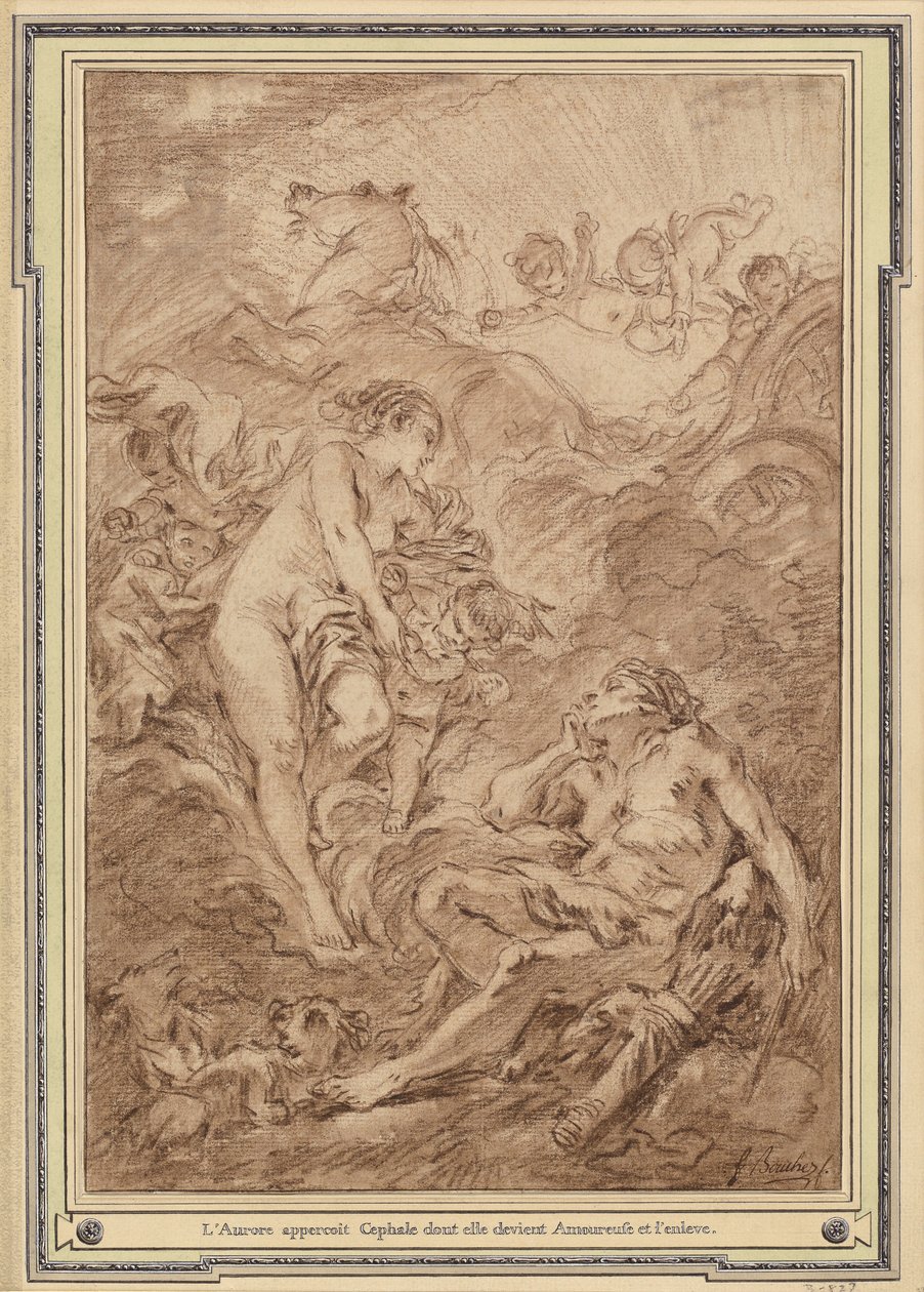 Aurora ja Cephalus tekijältä François Boucher