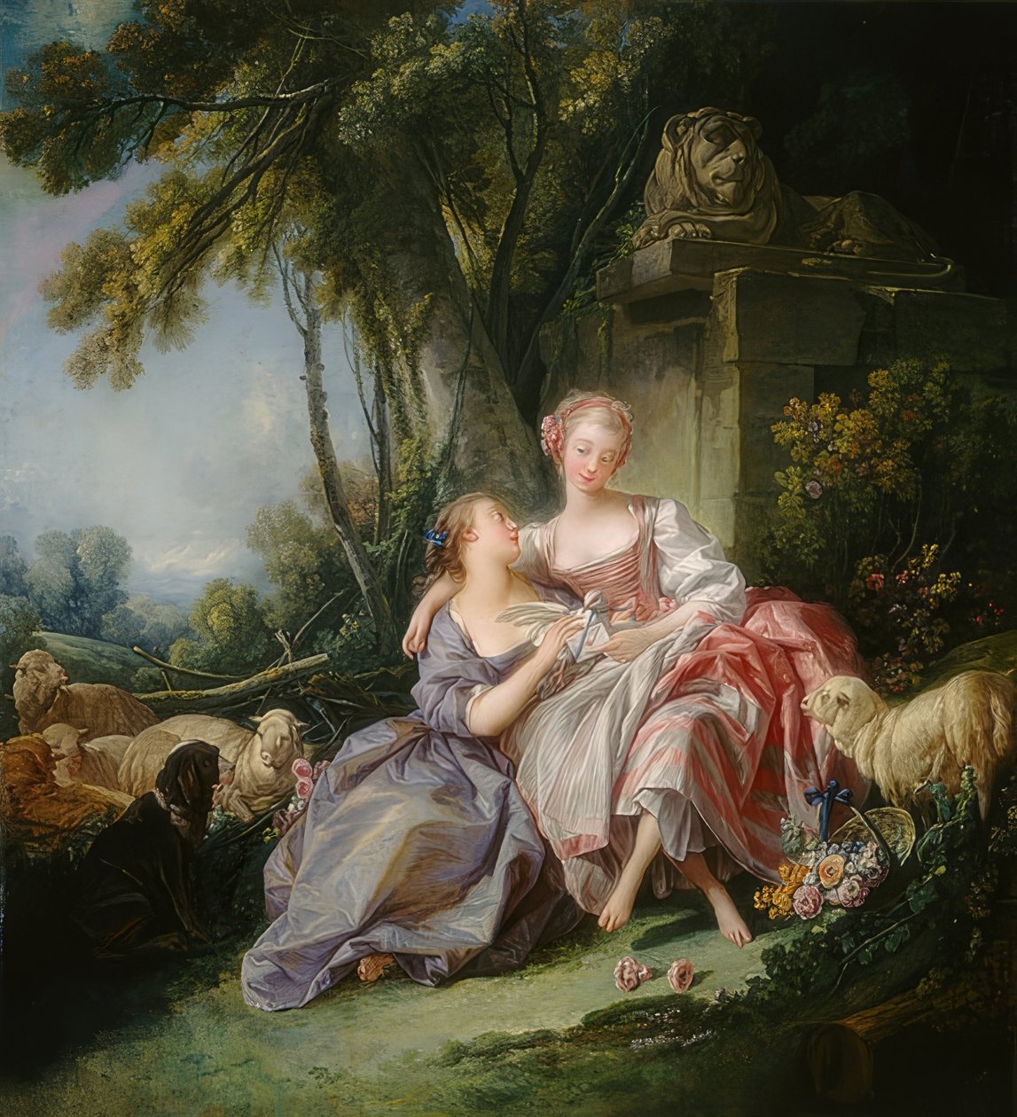 Rakkauskirje. 1750 tekijältä François Boucher