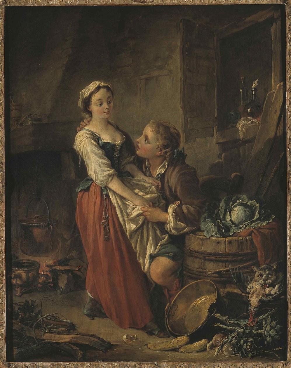 Kaunis kokki, 1735. tekijältä François Boucher