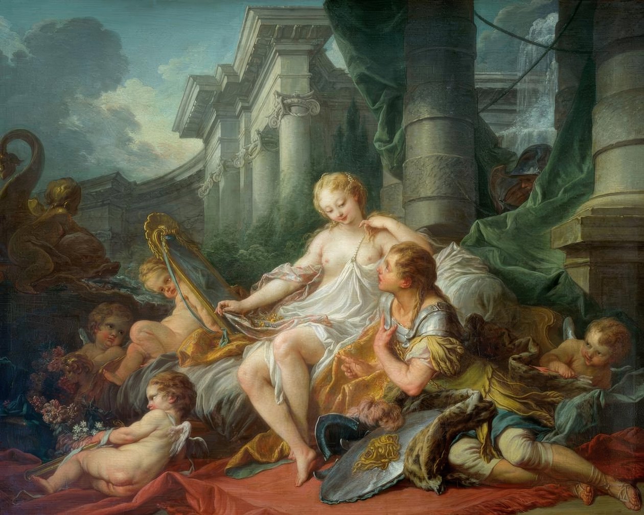 Rinaud ja Armide tekijältä François Boucher
