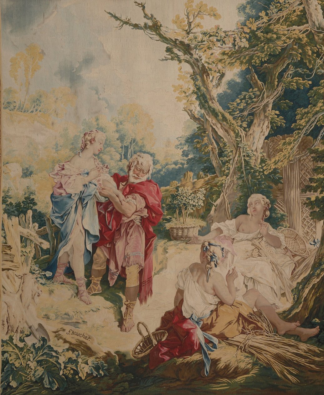 Paita, jossa Psyche ja Basketmaker tekijältä François Boucher