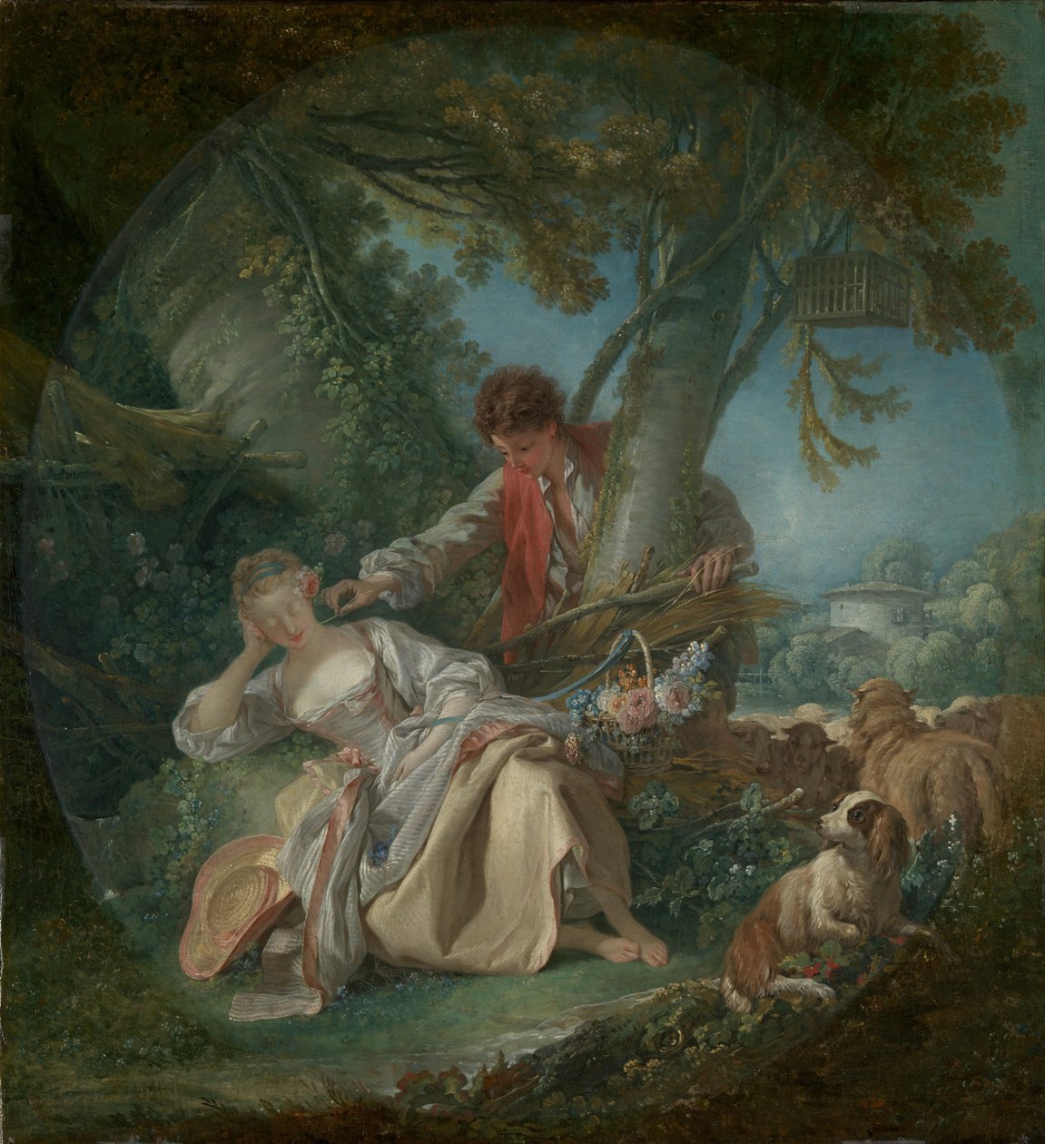 Keskeytynyt uni, 1750 tekijältä François Boucher