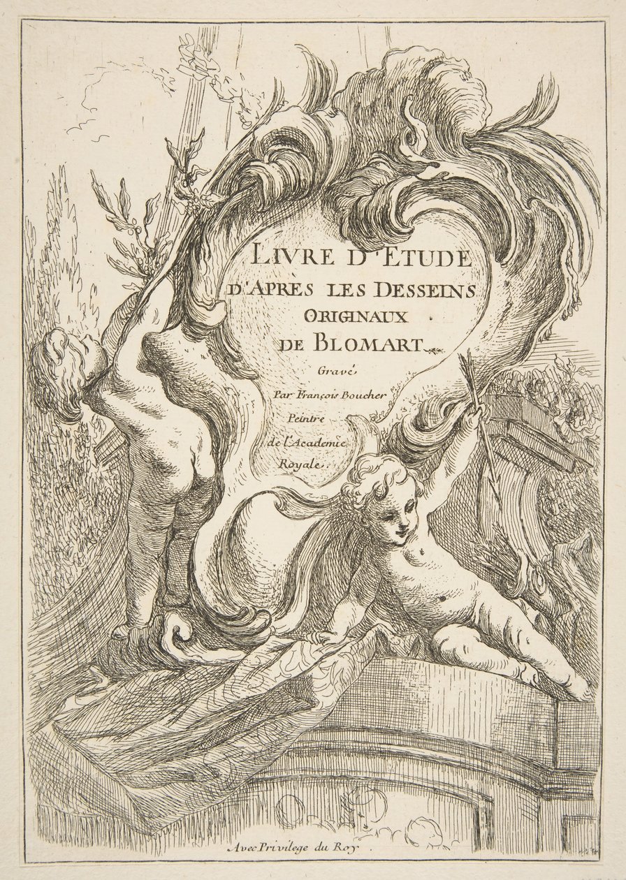 Nimilehti, 1753. tekijältä François Boucher