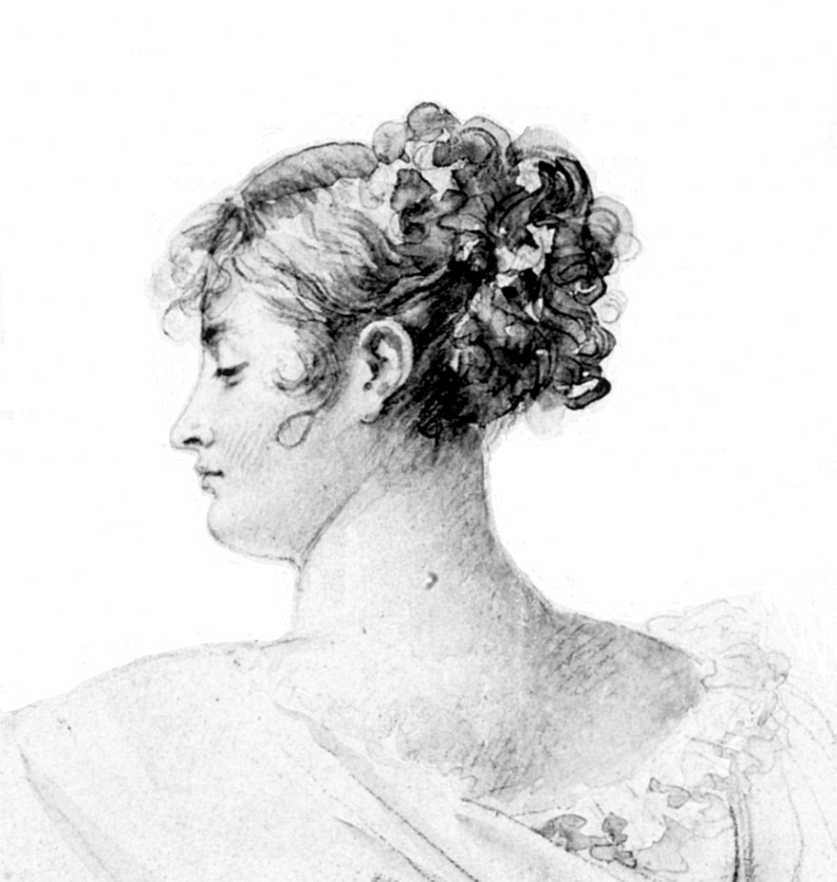 Juliette Récamier (1777-1849) (B) tekijältä François Gérard