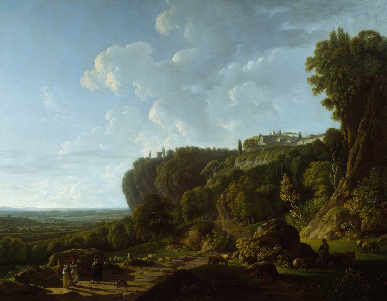 Roomalainen Campagna (näkymä Tivolista) tekijältä François Sablet