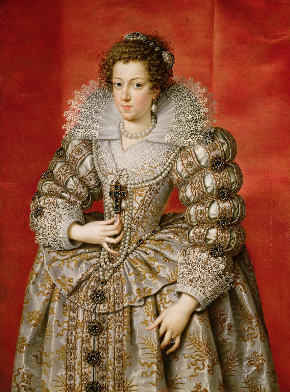 Anna Itävalta (1601-66) tekijältä Frans II Pourbus