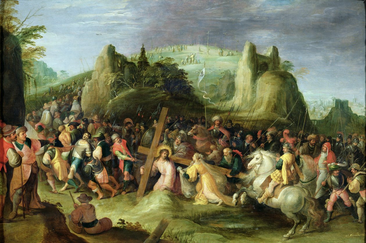 Kristus tiellä Golgatalle tekijältä Frans II Francken the Younger