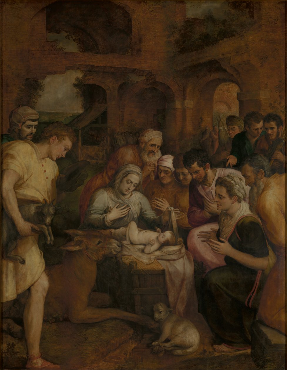 Paimenten palvonta tekijältä Frans Floris