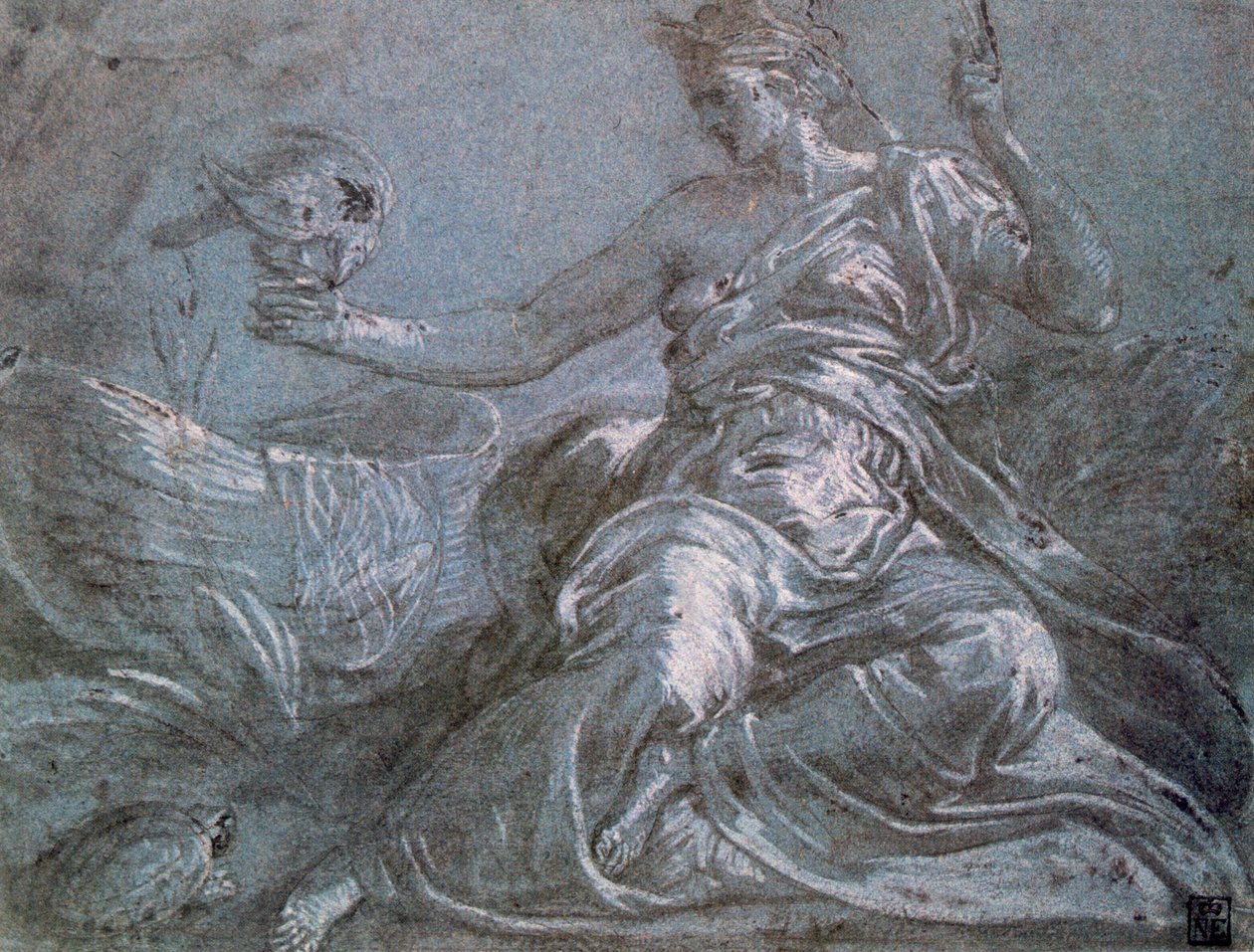 Kosketuksen allegoria, c1516-1570 tekijältä Frans Floris