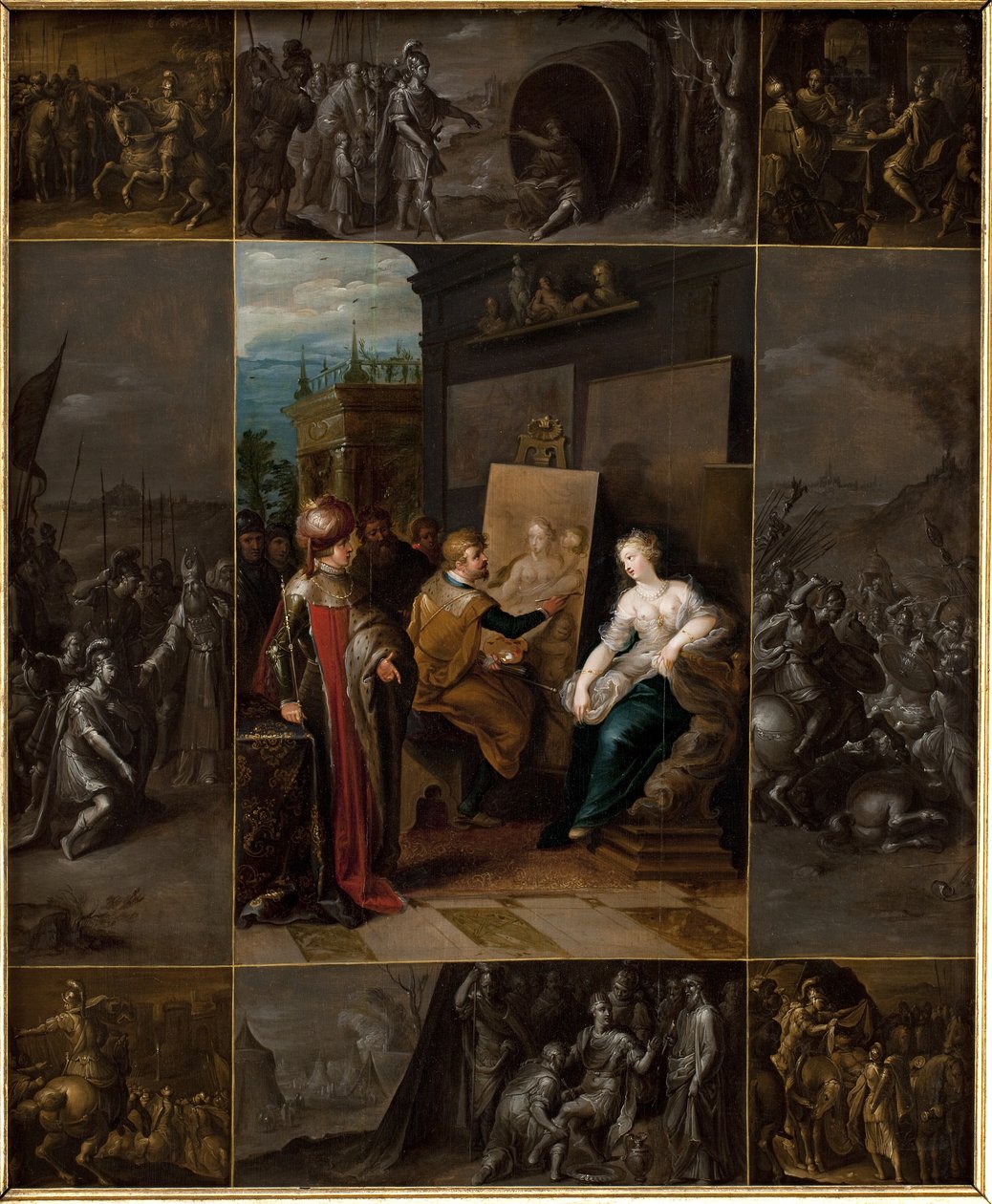 Apelles Painting Campaspe tekijältä Frans Francken d.Y.
