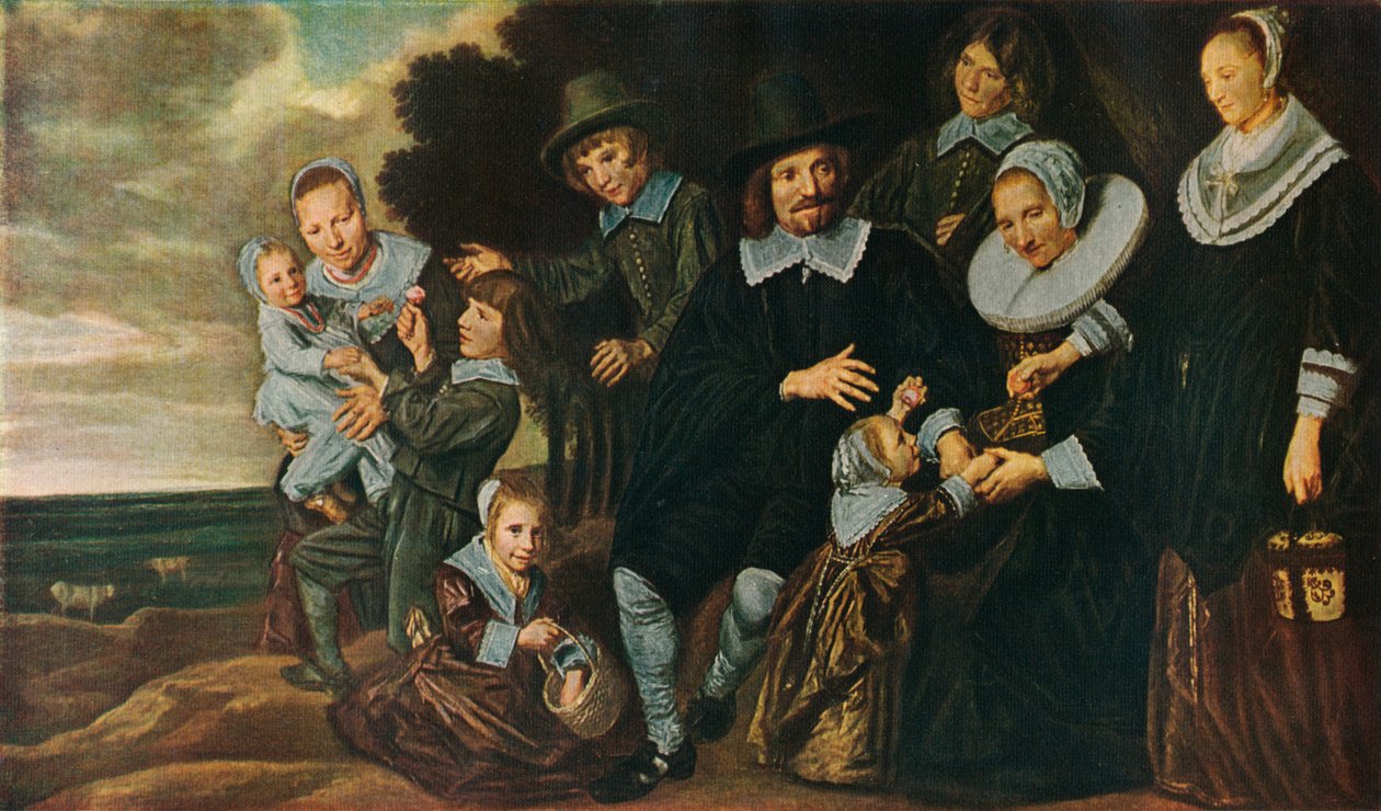 Perheryhmä maisemassa, 1647-50 tekijältä Frans Hals