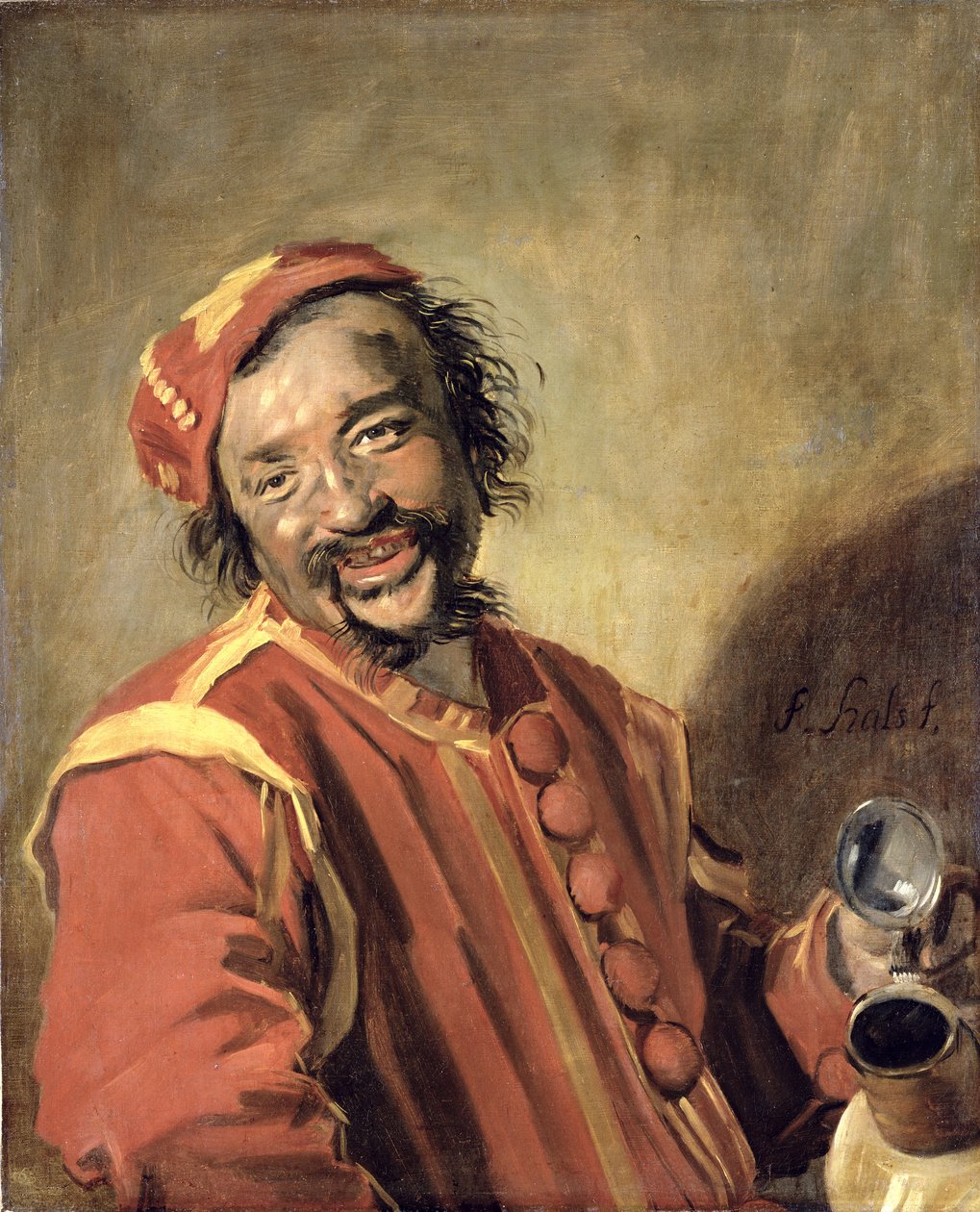 Peeckelhaering (The Jolly Reveller) tekijältä Frans Hals