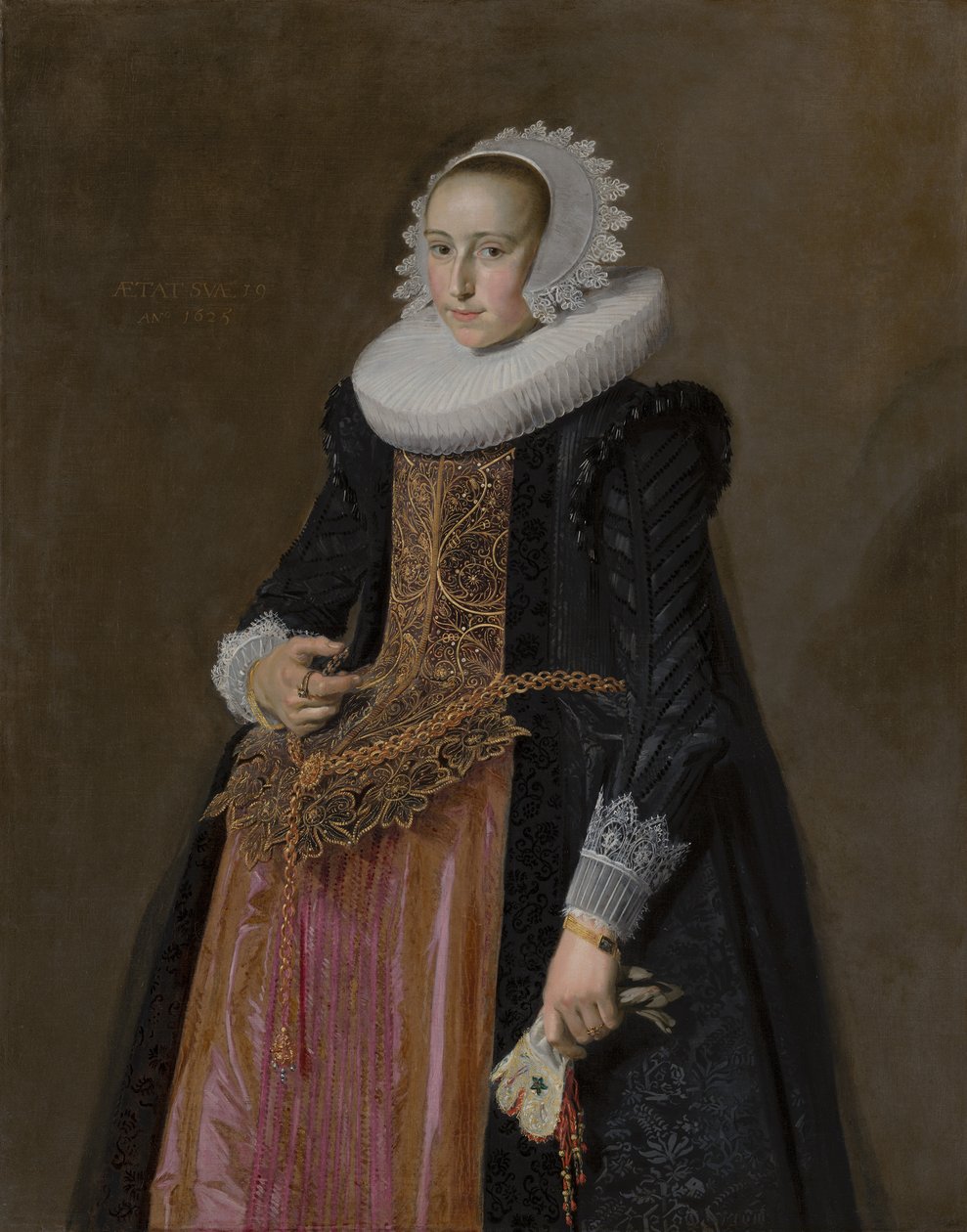 Aletta Hanemansin muotokuva, 1625 tekijältä Frans Hals