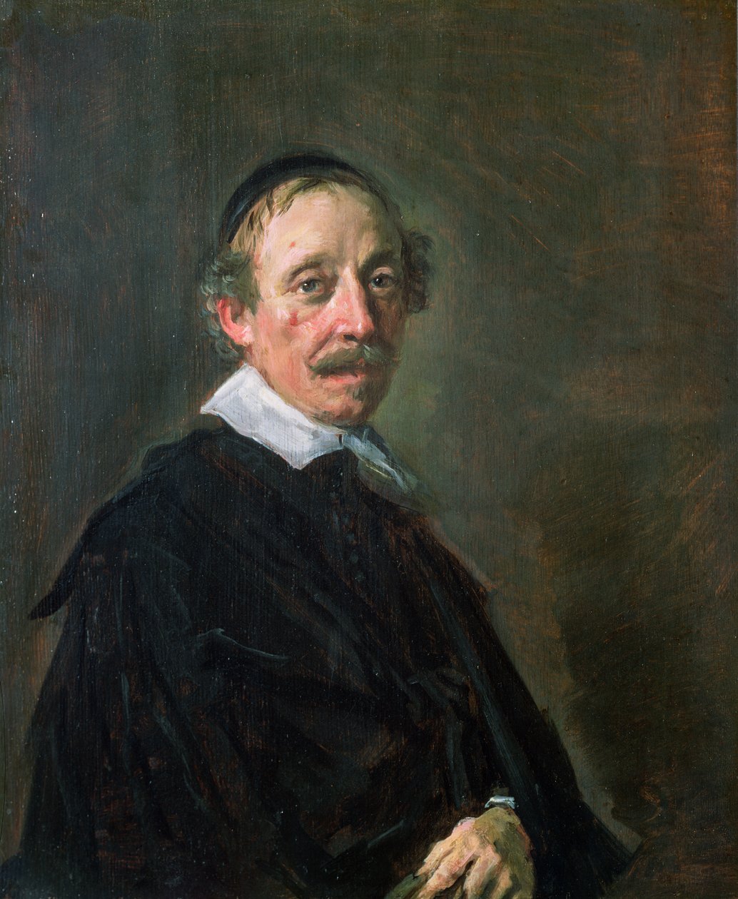 Saarnaajan muotokuva, n. 1658-1660 (paneeli) tekijältä Frans Hals