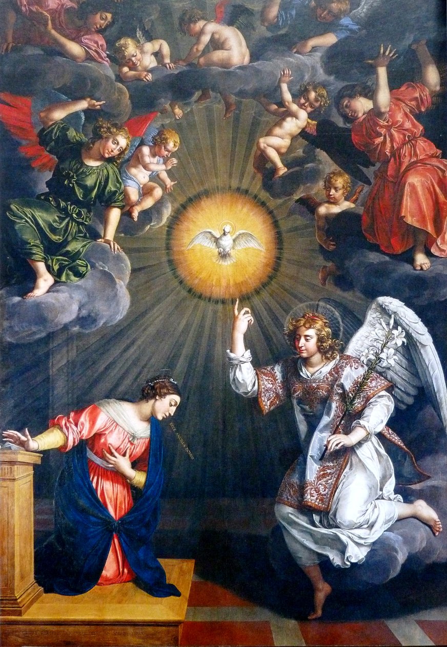 Annunciation tekijältä Frans Pourbus the Younger