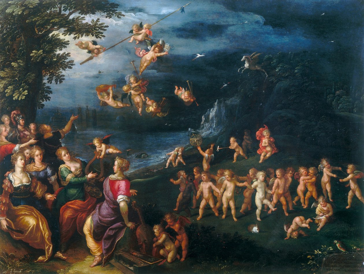 Nerouden allegorioita tekijältä Frans the Elder Francken