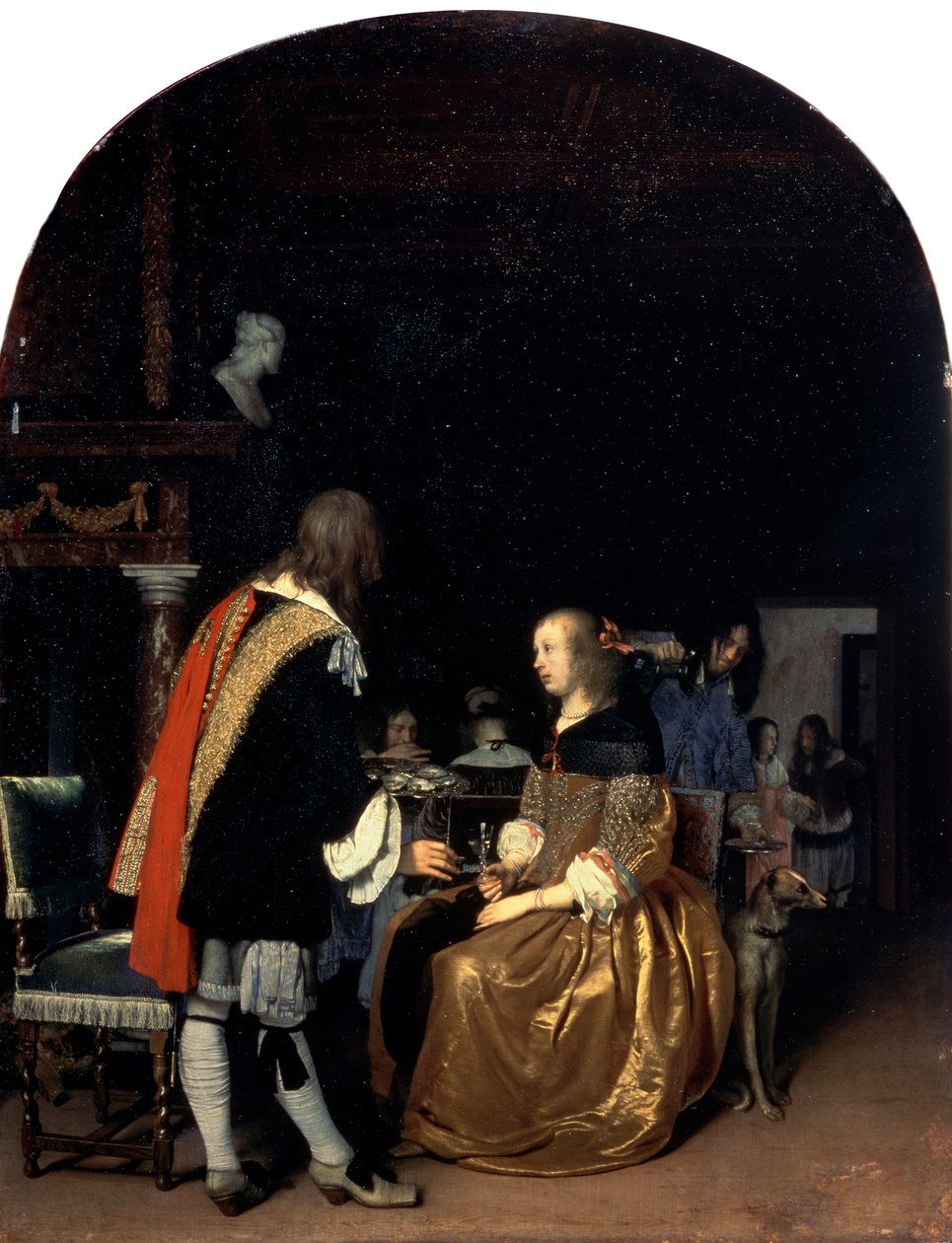 osteriateria, 1659. tekijältä Frans van Mieris