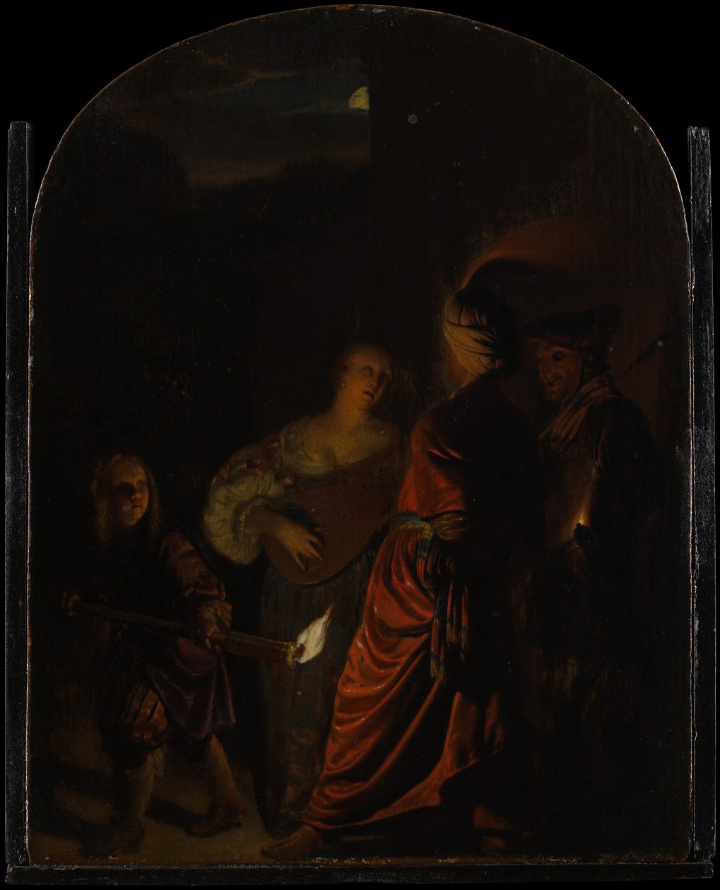 Serenade, n. 1678-80. tekijältä Frans van Mieris