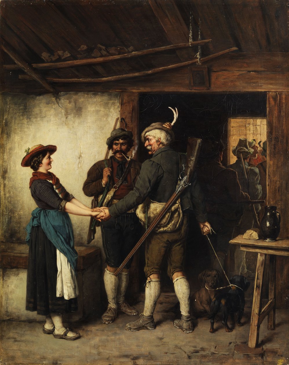 Abschied der Jäger tekijältä Franz Defregger