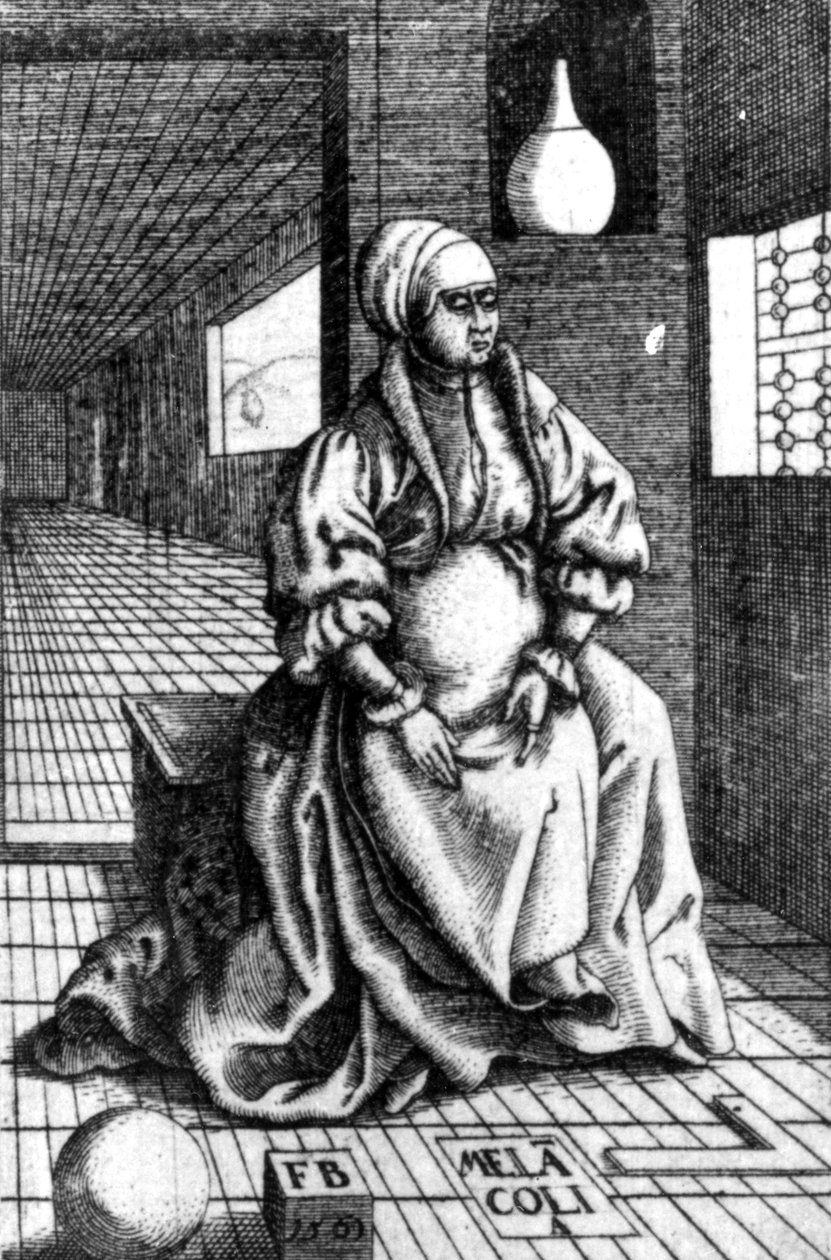 Melancolia, 1560 tekijältä Franz Isaac Brun