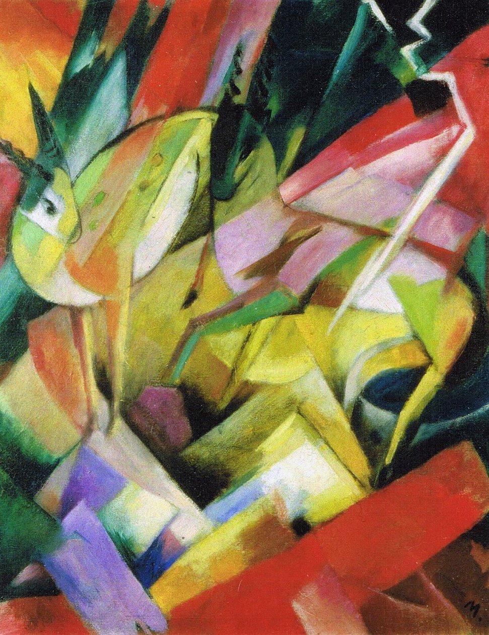 Bergziege tekijältä Franz Marc