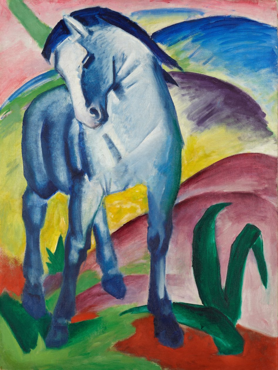 Sininen hevonen I. tekijältä Franz Marc
