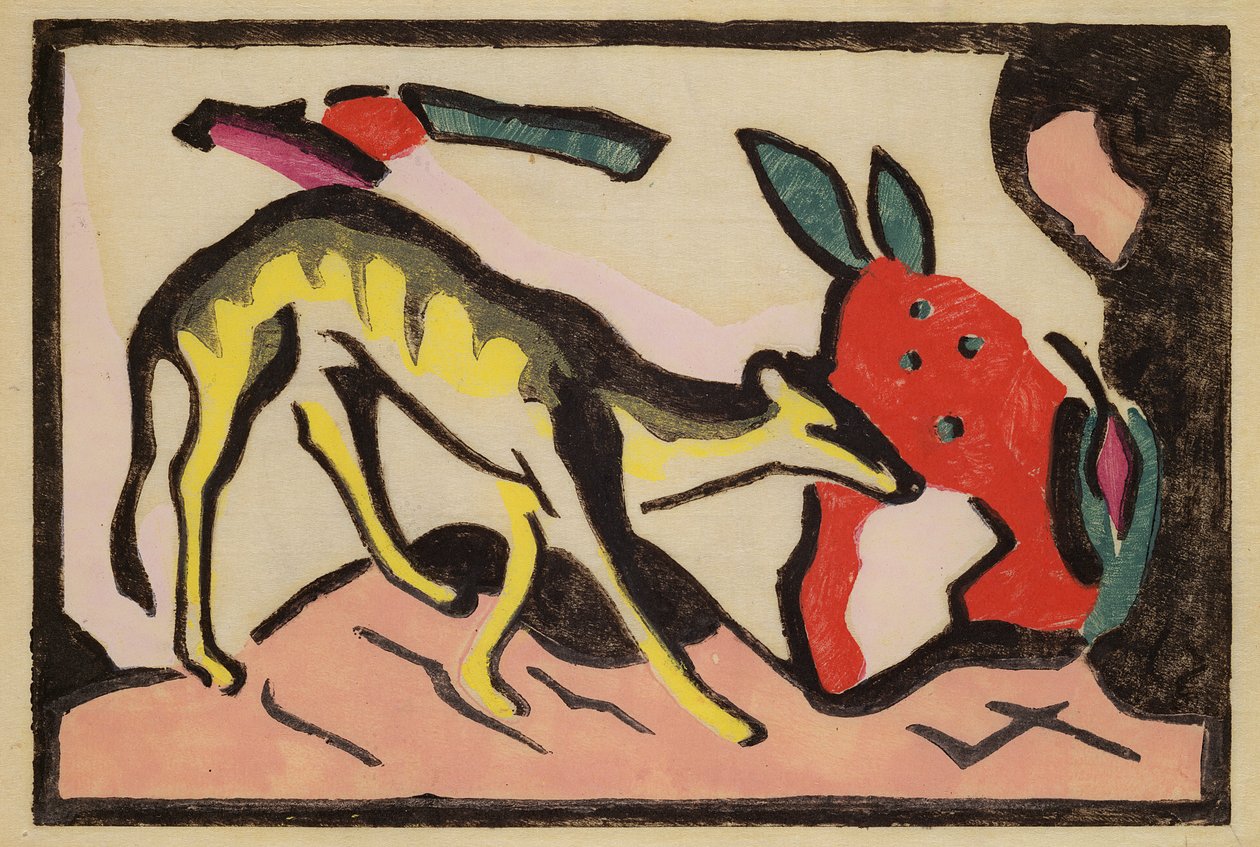 Sloth, 1912 tekijältä Franz Marc