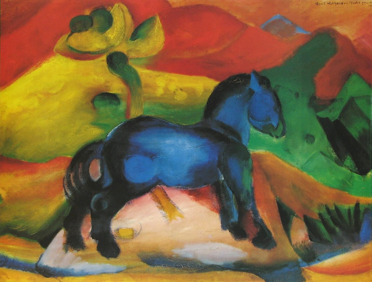 Cavallino blu tekijältä Franz Marc
