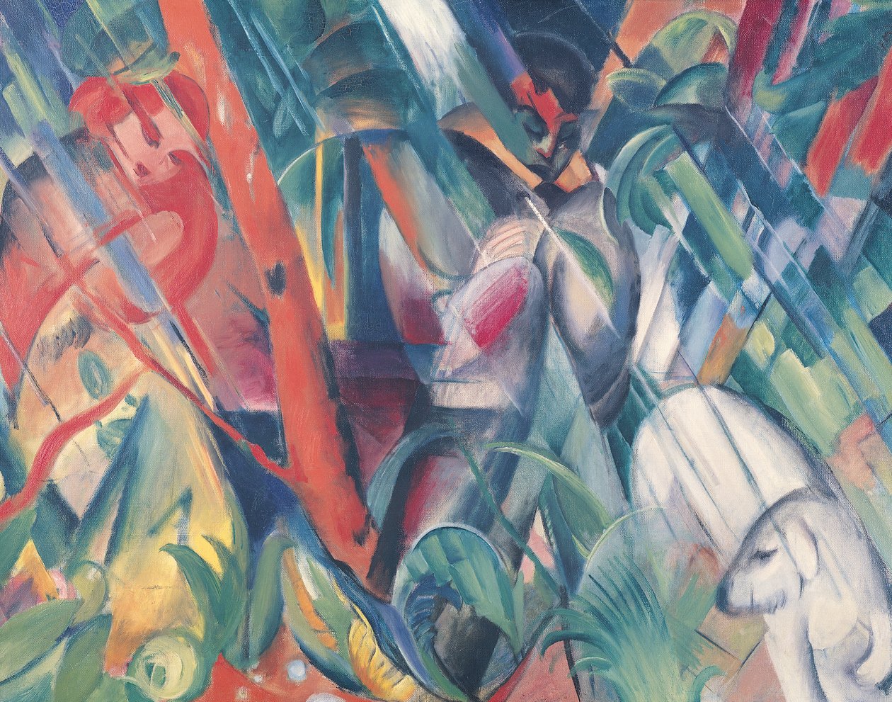 Sateessa, 1912 tekijältä Franz Marc
