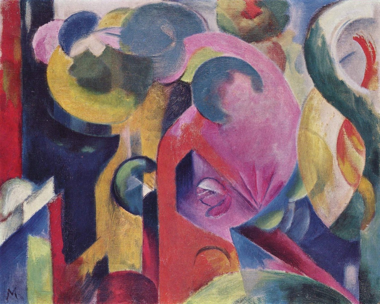 Komposition tekijältä Franz Marc