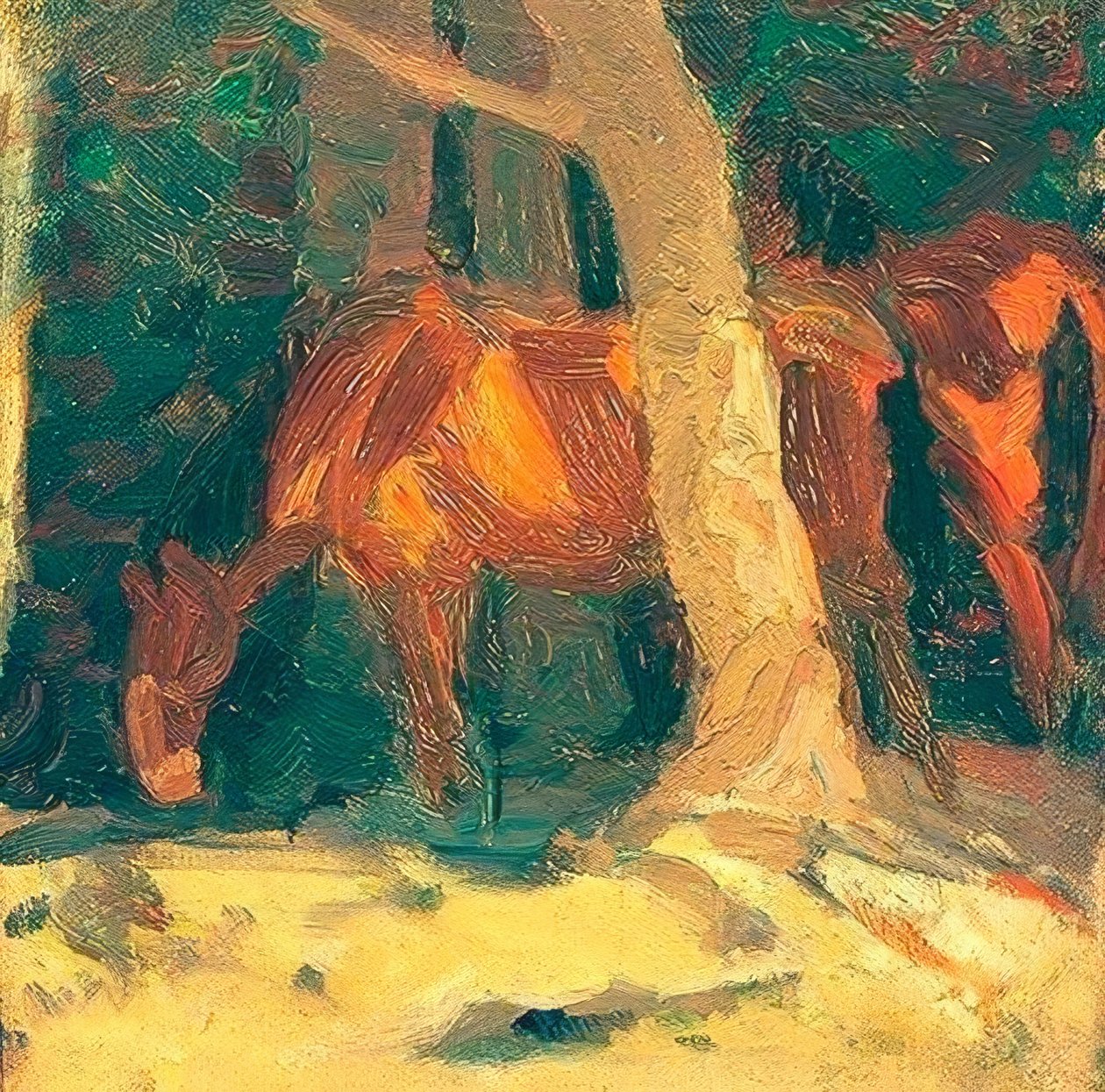 Hevospiirros II tekijältä Franz Marc