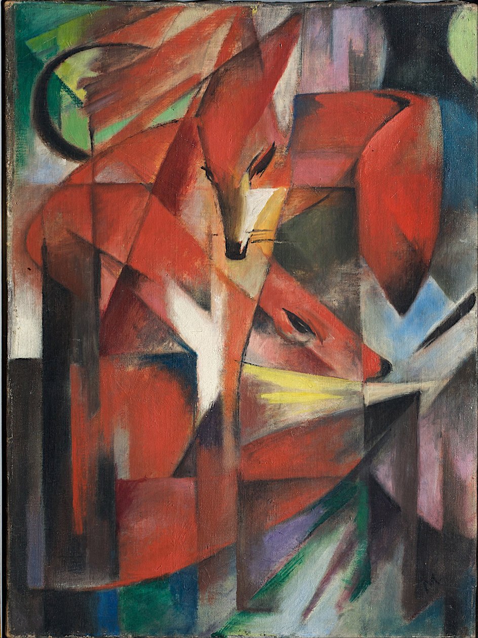 Kettu, 1913 tekijältä Franz Marc