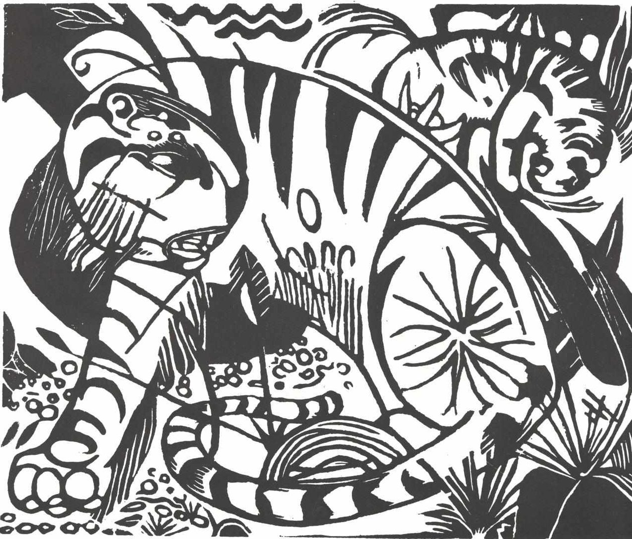 Tiikeri tekijältä Franz Marc