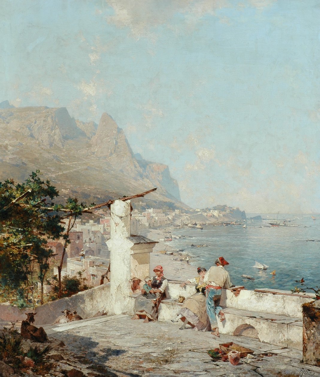 Capri, Napolinlahti tekijältä Franz Richard Unterberger