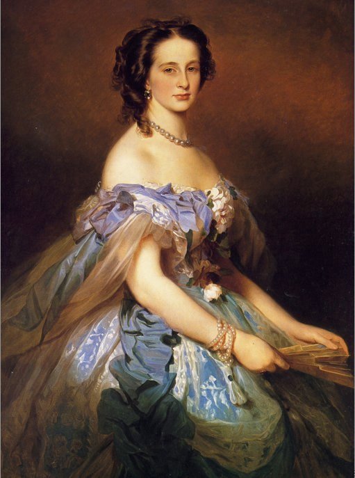 Suurherttuatar Alexandra Iosifovna tekijältä Franz Xaver Winterhalter
