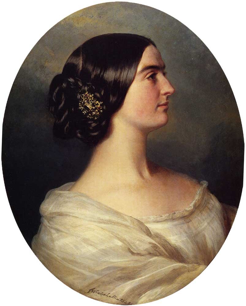 Charlotte Stuartin muotokuva tekijältä Franz Xaver Winterhalter