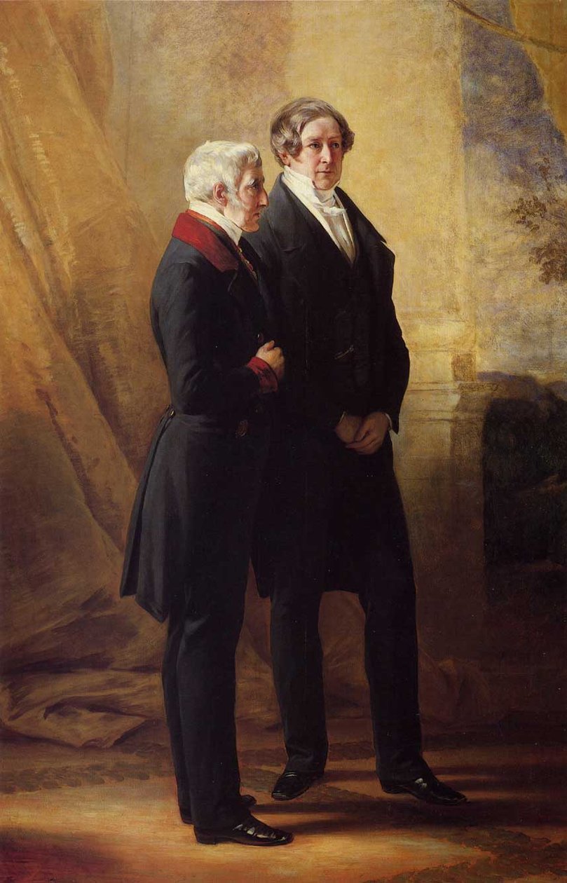 Wellingtonin herttua ja Sir Robert Peel tekijältä Franz Xaver Winterhalter