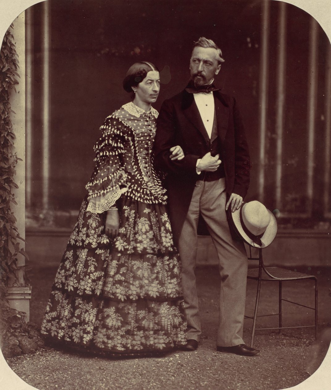 Mathias ja Elise Hoeusermann, 1850-60-luvut. tekijältä Franz Antoine