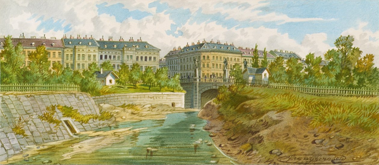 Elisabeth-silta Wien-joen yli tekijältä Franz Gerasch