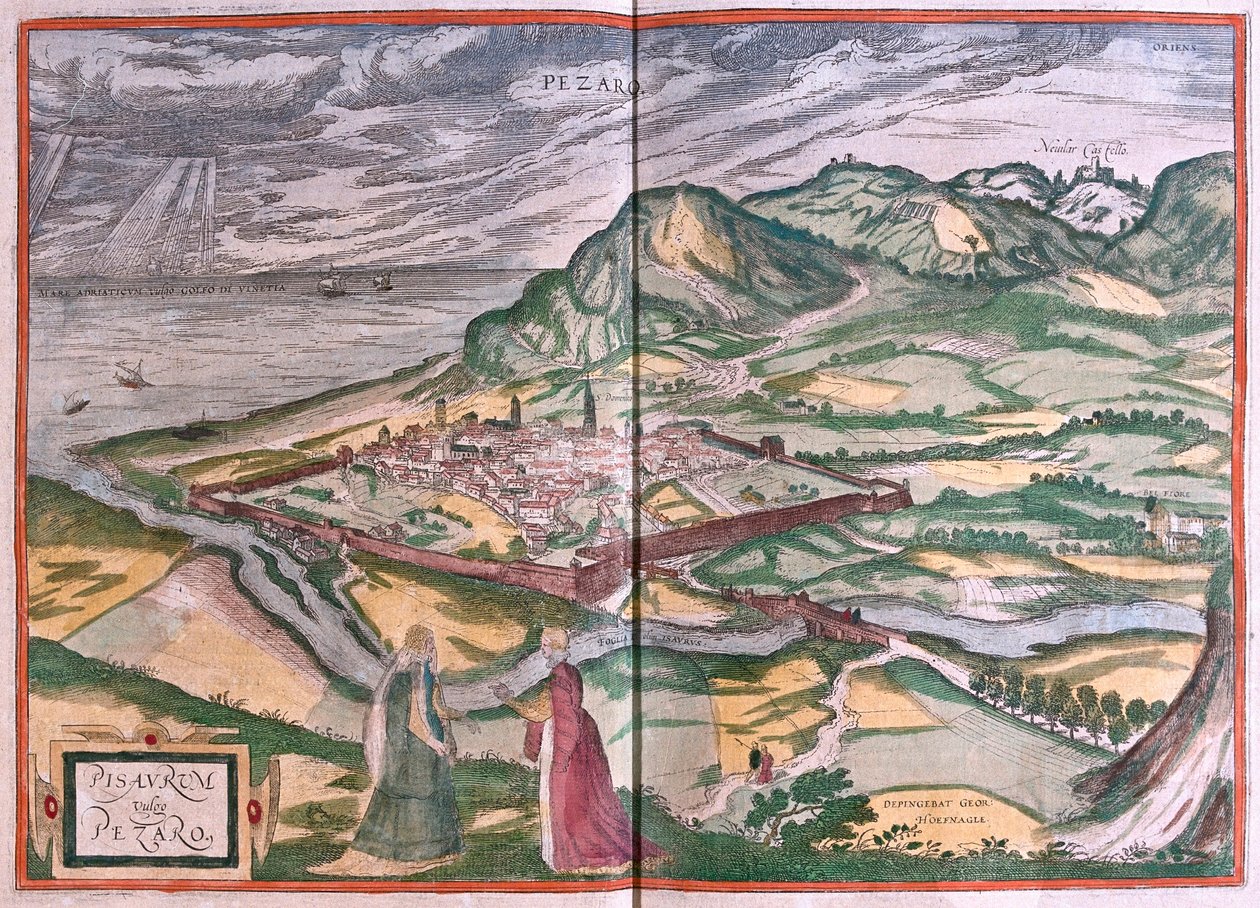 Pesaro, Italia) (kaiverrus tekijältä Franz Hogenberg