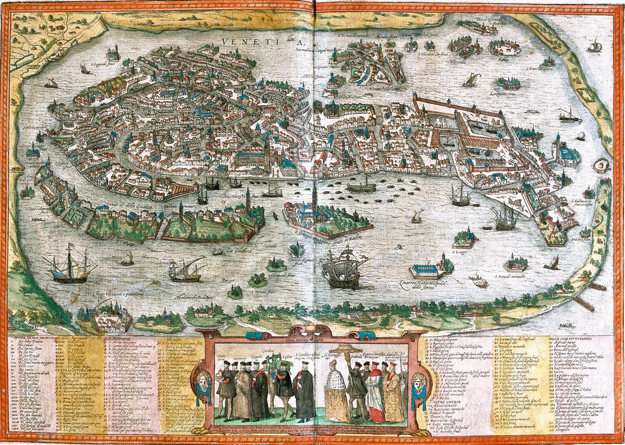 Augsburgin suunnitelma (Augusta Vindelicorum), Saksa (etsaus tekijältä Franz Hogenberg