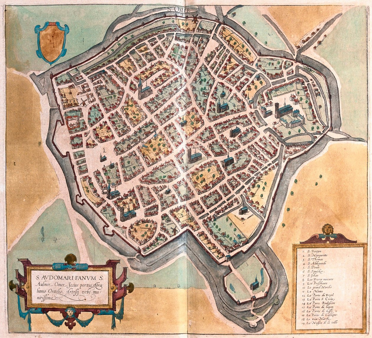 St. Omer, Ranska tekijältä Franz Hogenberg