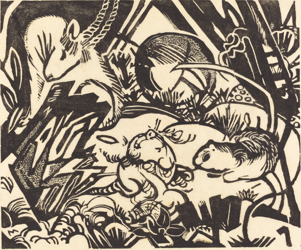 Animal Legend Tier Legend, 1912. tekijältä Franz Marc