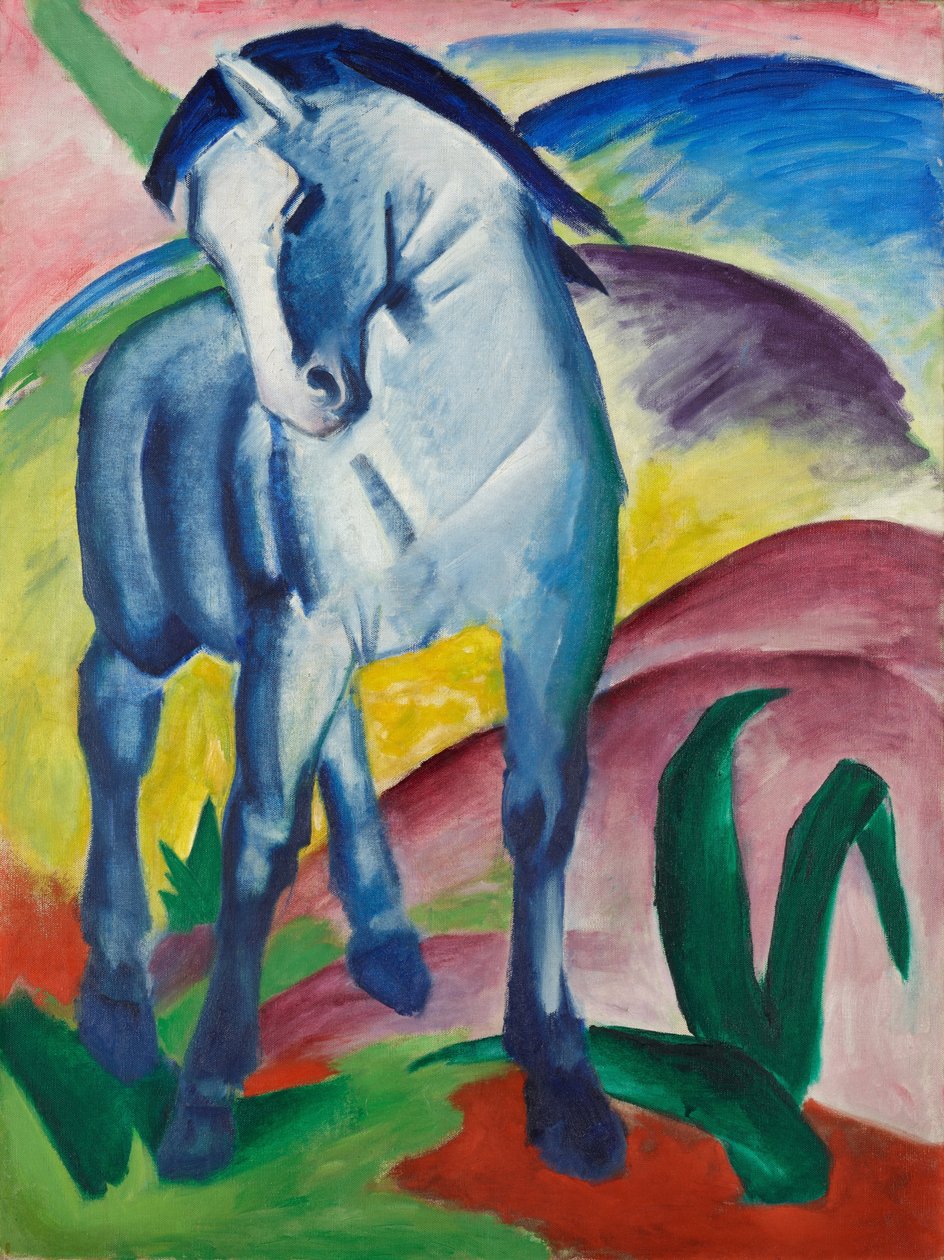 Sininen hevonen I tekijältä Franz Marc