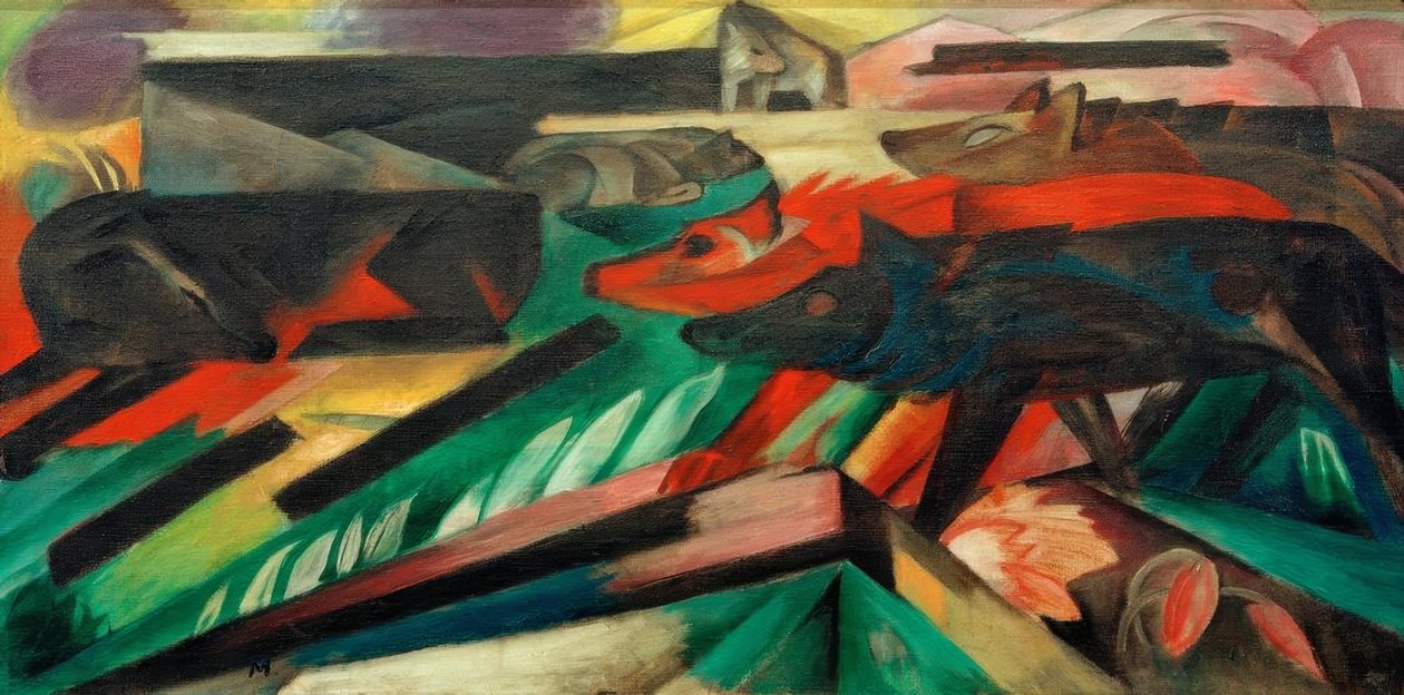 Sudet (Balkanin sota) tekijältä Franz Marc