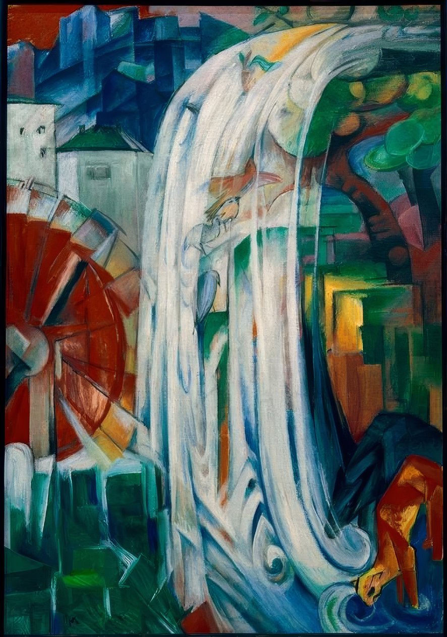 Die verzauberte Mühle tekijältä Franz Marc