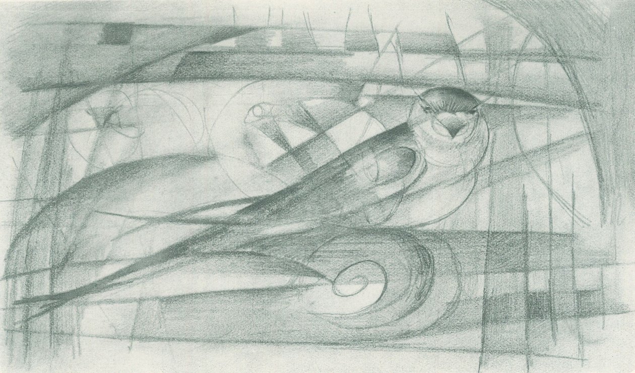 Pääskynen tekijältä Franz Marc