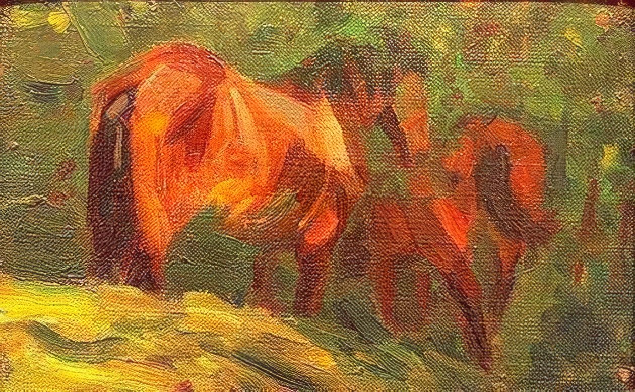Pieni hevostutkimus tekijältä Franz Marc
